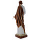 Statue of St. Peter in coloured fibreglass 160 cm for EXTERNAL USE s4