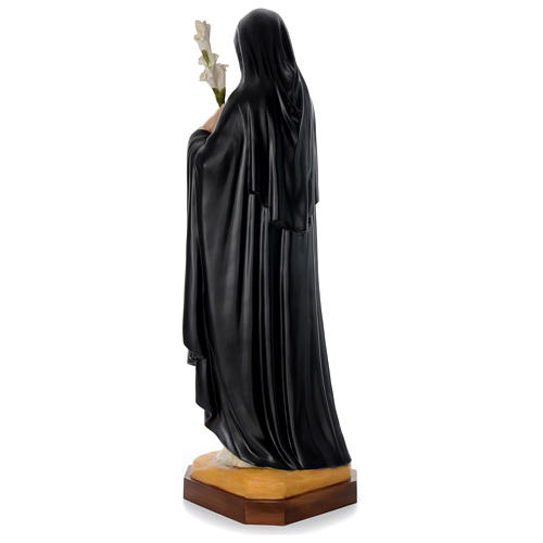 Saint Catherine Statue, 160 cm in colored fiberglass FOR OUTDOORS 4