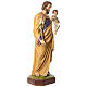 Statue of St. Joseph with Baby Jesus and crystal eyes in fibreglass 160 cm for EXTERNAL USE s3