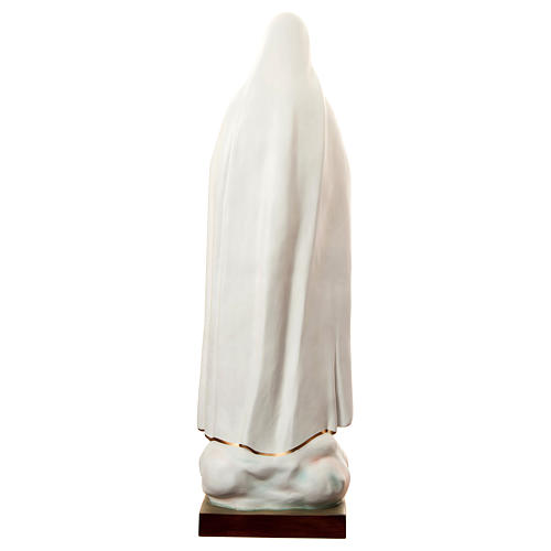 Statue of Our Lady of Fatima in painted fibreglass 180 cm for EXTERNAL USE 5