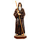 Statue of St. Francis of Paola in painted fibreglass 170 cm for EXTERNAL USE s1