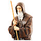 Statue of St. Francis of Paola in painted fibreglass 170 cm for EXTERNAL USE s2