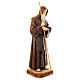 Statue of St. Francis of Paola in painted fibreglass 170 cm for EXTERNAL USE s4