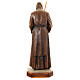Statue of St. Francis of Paola in painted fibreglass 170 cm for EXTERNAL USE s5