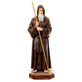 Saint Francis of Paola Statue, 170 cm in painted fiberglass FOR OUTDOORS
