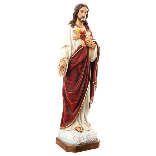Figura Najświętsze Serce Jezusa, 180 cm, włókno szklane, malowana, NA ZEWNĄTRZ 4