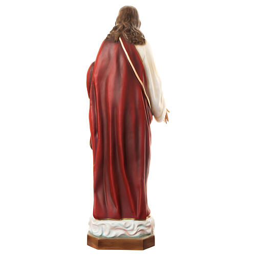 Figura Najświętsze Serce Jezusa, 180 cm, włókno szklane, malowana, NA ZEWNĄTRZ 5