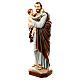 Statua San Giuseppe con bambino 175 cm vetroresina dipinta PER ESTERNO s3
