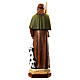 Statue of St. Roch with dog in coloured fibreglass 160 cm for EXTERNAL USE s5