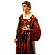 Statue of St. Stephen in coloured fibreglass 110 cm for EXTERNAL USE s2