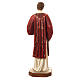 Statue of St. Stephen in coloured fibreglass 110 cm for EXTERNAL USE s5