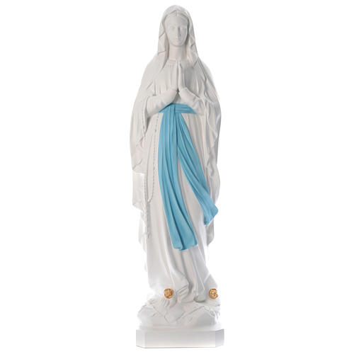 Statue Gottesmutter von Lorudes Originalfarben Fiberglas 160cm AUSSENGEBRAUCH 1