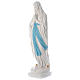 Our Lady of Lourdes Statue, 160 cm, in white fiberglass, FOR OUTDOORS s2