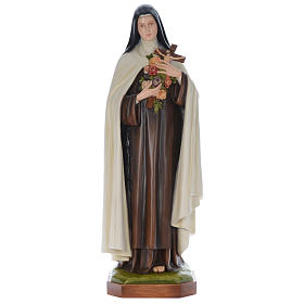 Statue of St. Theresa in coloured fibreglass 150 cm for EXTERNAL USE
