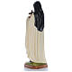 Statue of St. Theresa in coloured fibreglass 150 cm for EXTERNAL USE s3