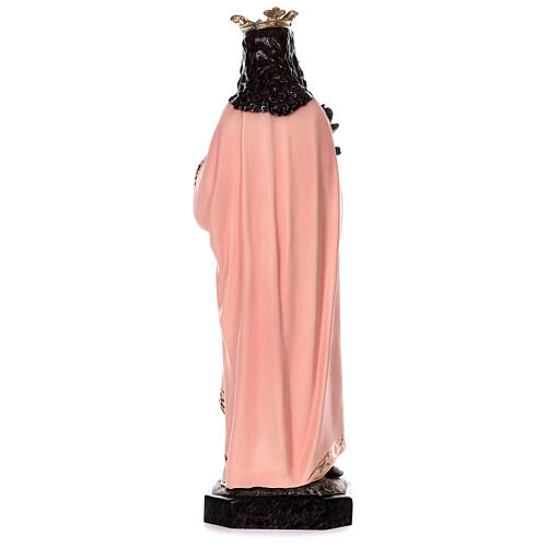 Estatua Santa Agnés con cordero y palma 110 cm fibra de vidrio 6
