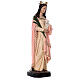 Statue Sainte Agnès avec agneau et palmier 110 cm fibre de verre s5