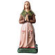 Statue of St. Bernadette in coloured resin 22 cm s1
