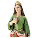 Statue of St. Lucia 30 cm in coloured resin s2
