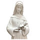 Estatua Santa Rita fibra de vidrio 60 cm blanca PARA EXTERIOR s2