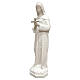 Estatua Santa Rita fibra de vidrio 60 cm blanca PARA EXTERIOR s5