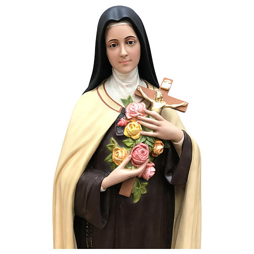 Statue of St. Theresa with glass eyes 150 cm 2
