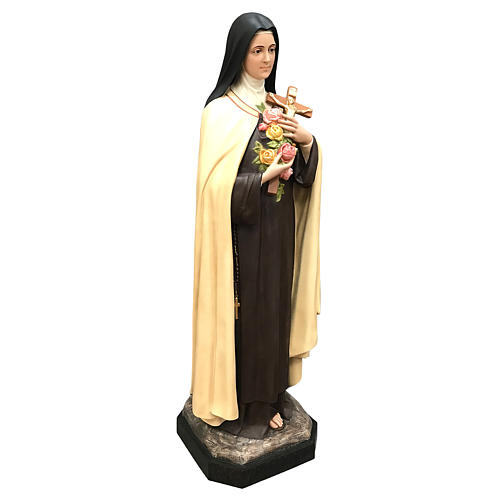 Statue of St. Theresa with glass eyes 150 cm 4