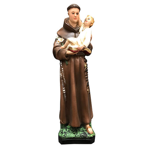 Saint Anthony statue, 25 cm colored resin 1