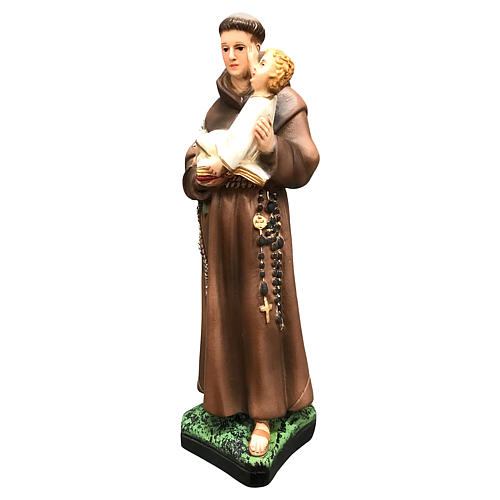 Saint Anthony statue, 25 cm colored resin 3