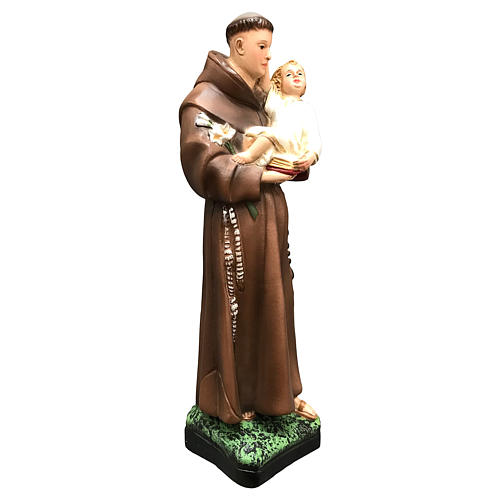 Saint Anthony statue, 25 cm colored resin 4