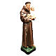 Saint Anthony statue, 25 cm colored resin s4