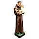 Saint Anthony statue, 25 cm colored resin s8