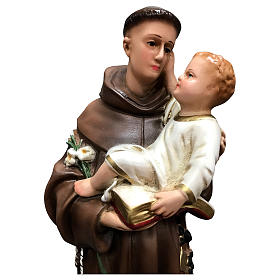 Statua Sant' Antonio 40 cm in resina colorata