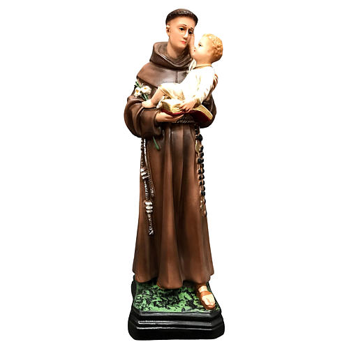 Figura Święty Antoni 40 cm z żywicy malowanej 1