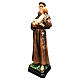 St Anthony of Padua with Child statue, 40 cm colored resin s3