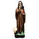 St Anthony the Abbot statue, 30 cm colored resin s1