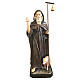 Estatua San Antonio Abad 160 cm fibra de vidrio coloreada s1