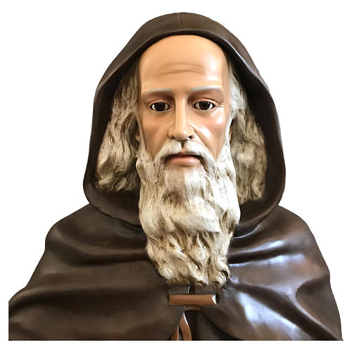Saint Anthony Abbot statue, 160 cm colored fiberglass 2
