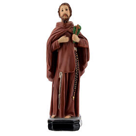 Statue Saint Cyr 20 cm résine colorée