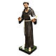 Heiliger Franziskus, Statue, 85 cm, Fiberglas, farbig gefasst s4