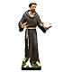 Statue of St. Francis, 33.5 in, coloured fibreglass s1