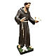 Statue of St. Francis, 33.5 in, coloured fibreglass s3
