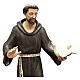 St. Francis Statue 85 cm Colored Fiberglass s2