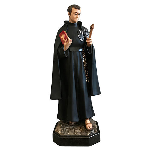 Saint Gabriel of Our Lady of Sorrows statue, 31 inc, colored fiberglass glass eyes 1