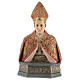 Saint Januarius bust statue, 15 cm colored resin s1