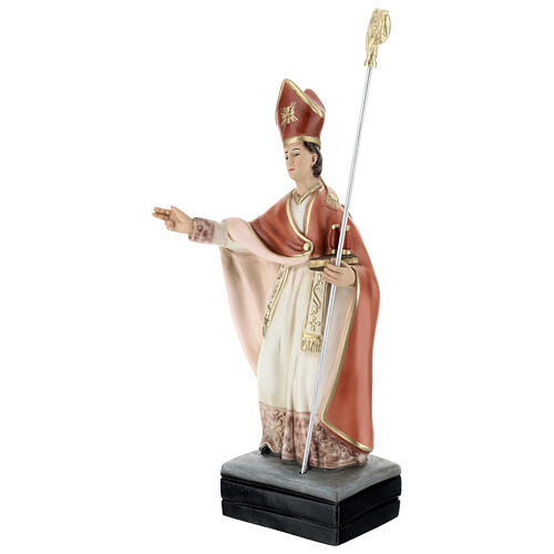 Estatua San Gennaro resina 40 cm coloreada 3
