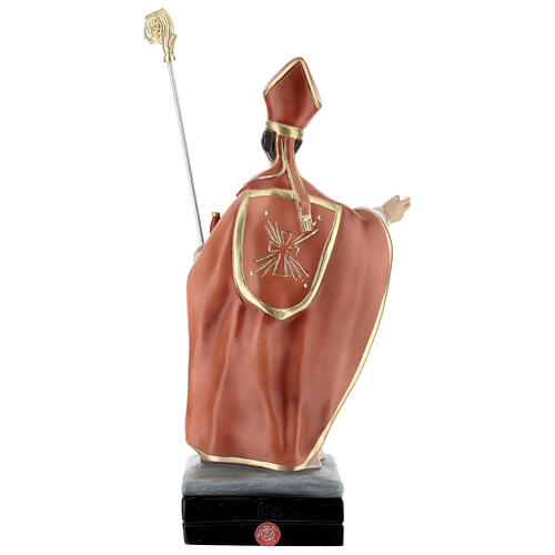Statue Saint Janvier résine 40 cm colorée 6