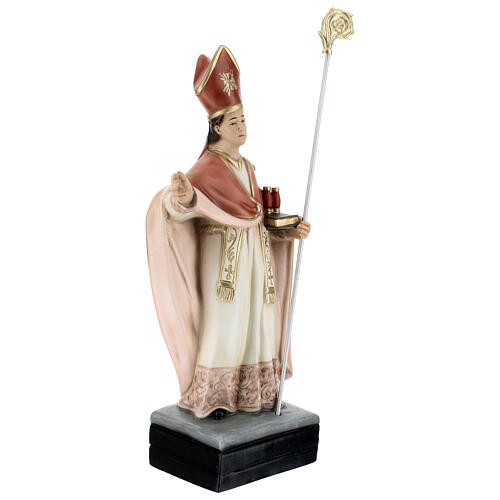 St Januarius statue, 40 cm colored resin 5
