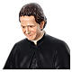 Saint John Bosco with Dominic Savio statue, 170 cm fiberglass glass eyes s4