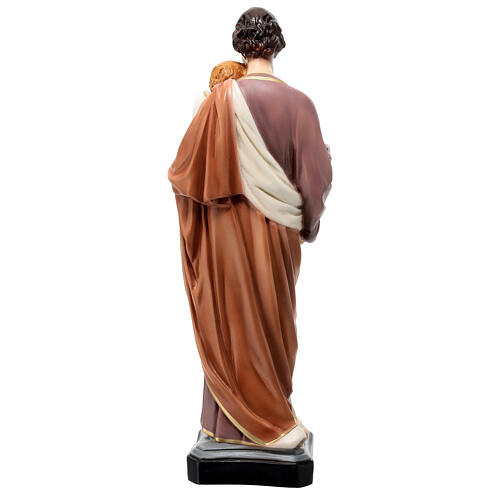 Saint Jospeph with Child statue, 40 cm colored resin 6
